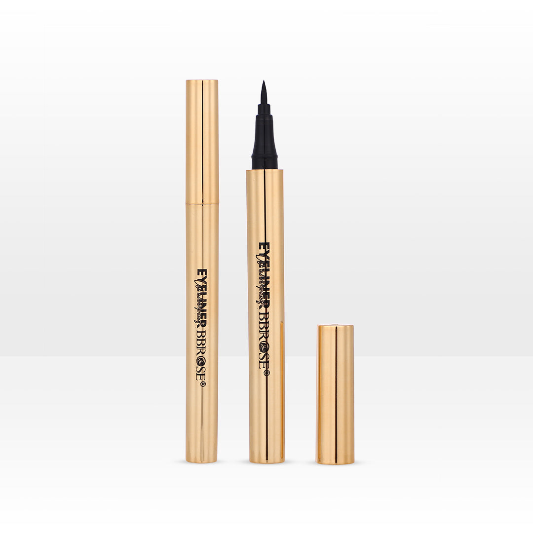 BBROSE Luxury Liquid Eyeliner – Intense Black (Gold Edition)