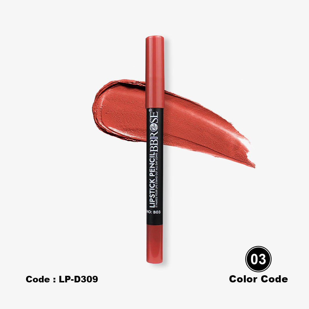 BBROSE Lipstick Pencil – Intense Color & Comfort Wear.