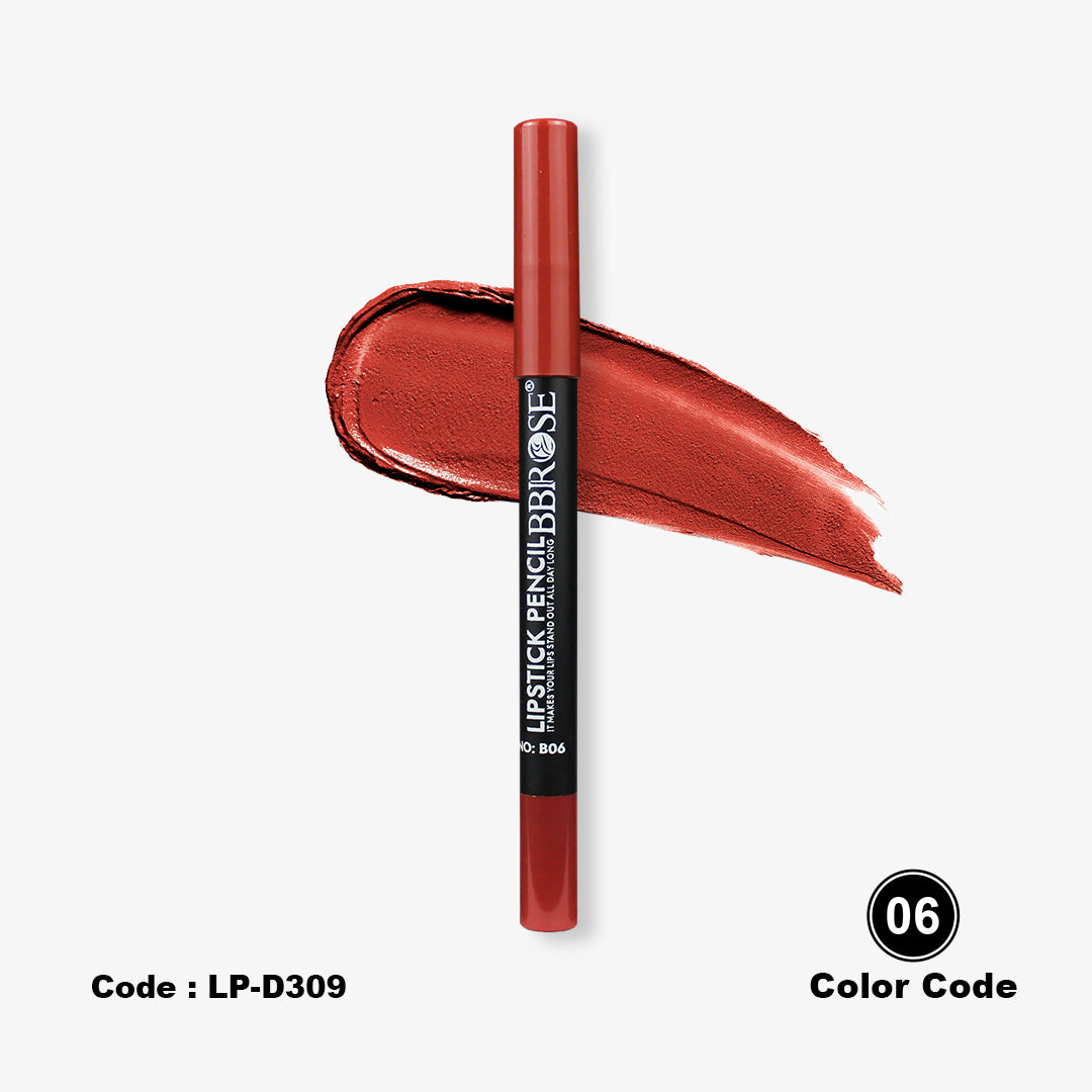 BBROSE Lipstick Pencil – Intense Color & Comfort Wear.