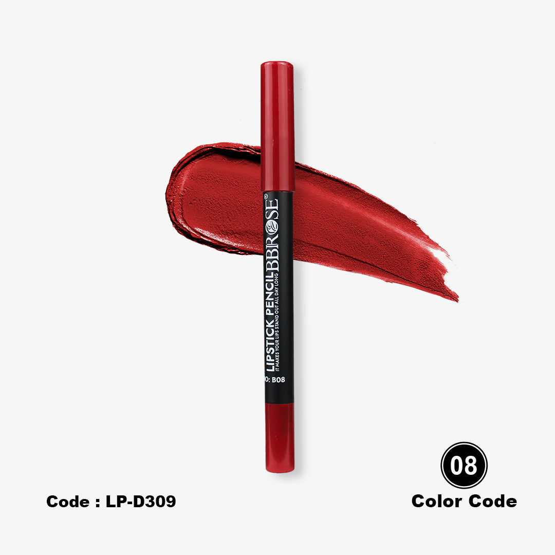 BBROSE Lipstick Pencil – Intense Color & Comfort Wear.