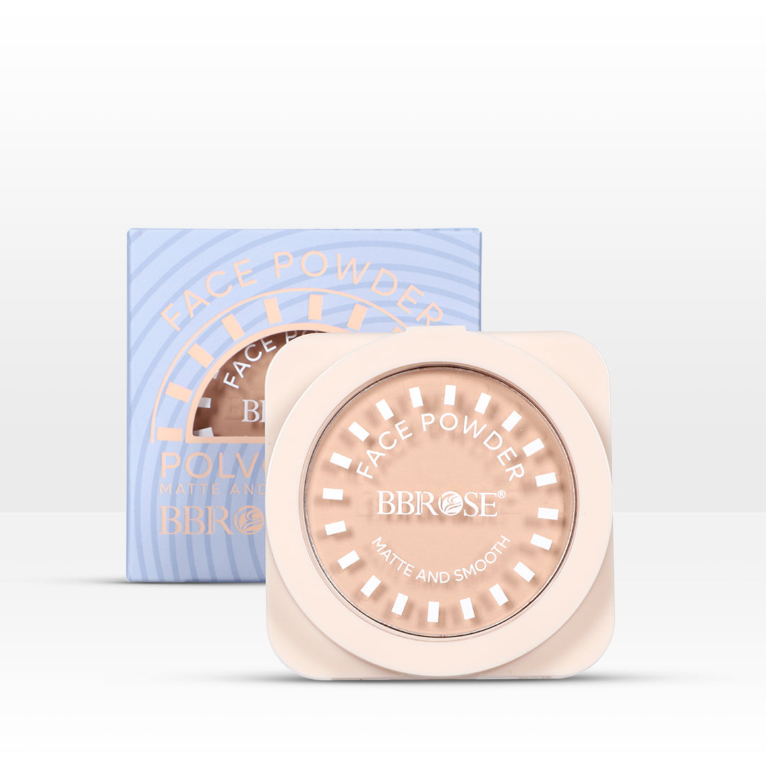 BBROSE Face Powder 3 COLORS IN 1 – Matte & Smooth Finish