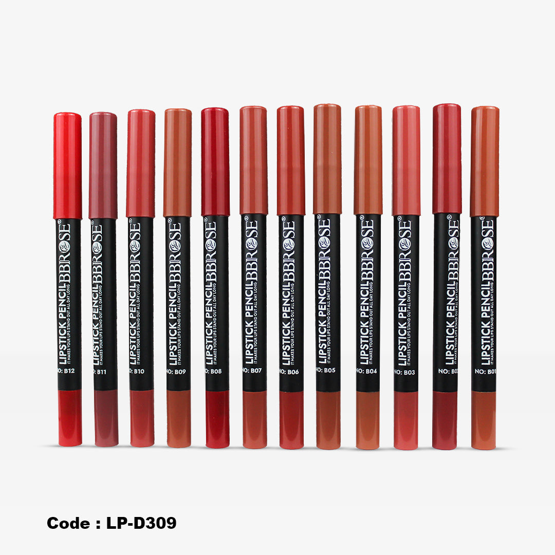 BBROSE Lipstick Pencil – Intense Color & Comfort Wear.