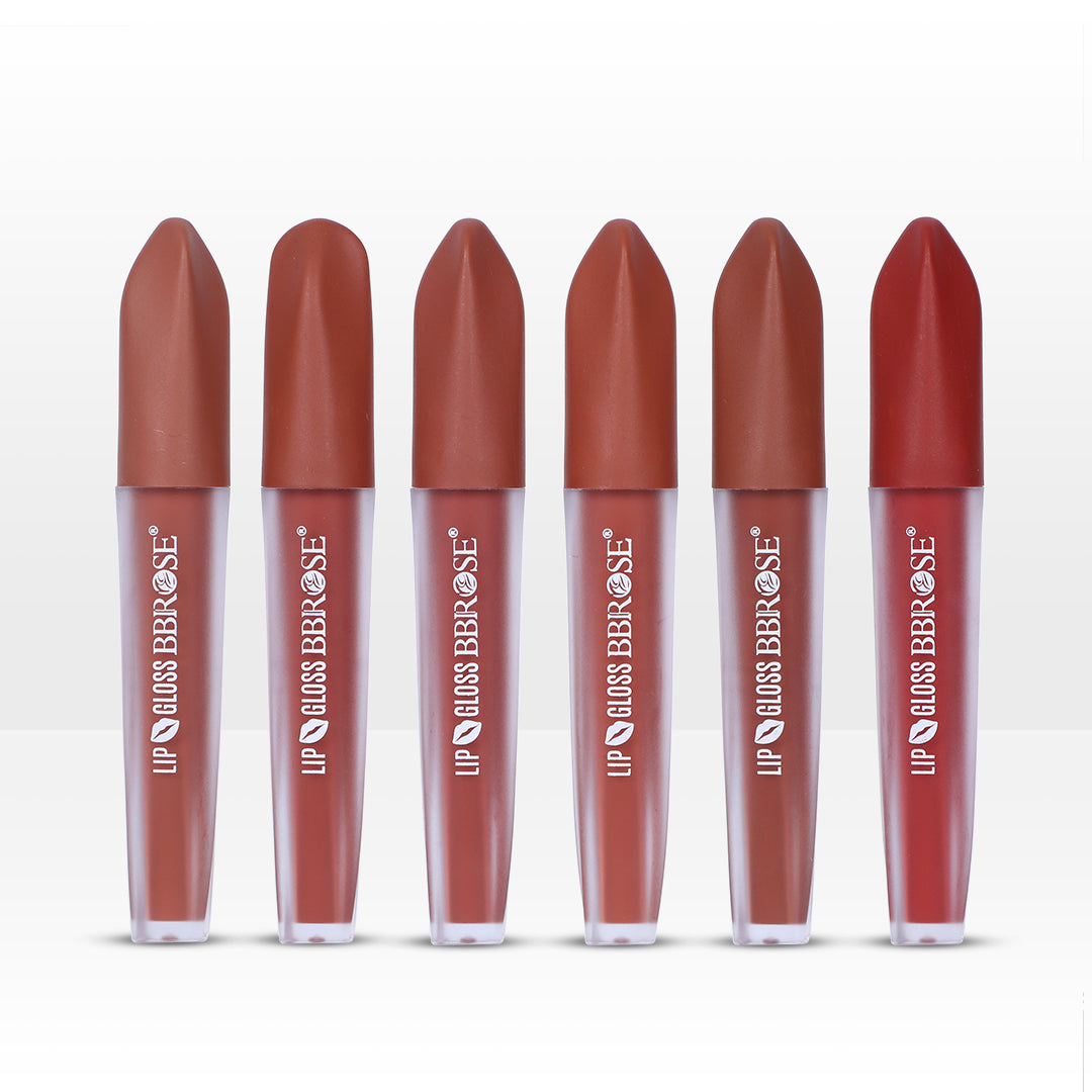 BBROSE Sleek Shine Lip Gloss – Nude Elegance, Everyday Glam