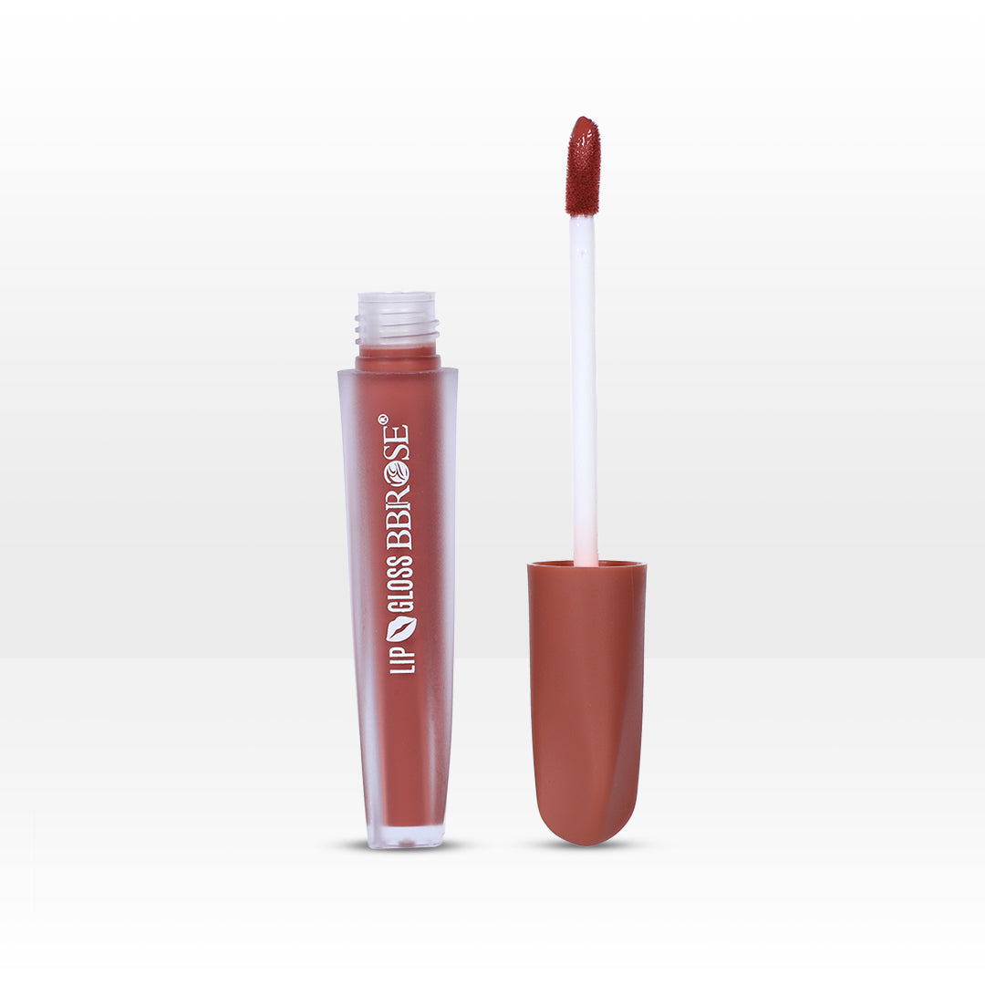 BBROSE Sleek Shine Lip Gloss – Nude Elegance, Everyday Glam
