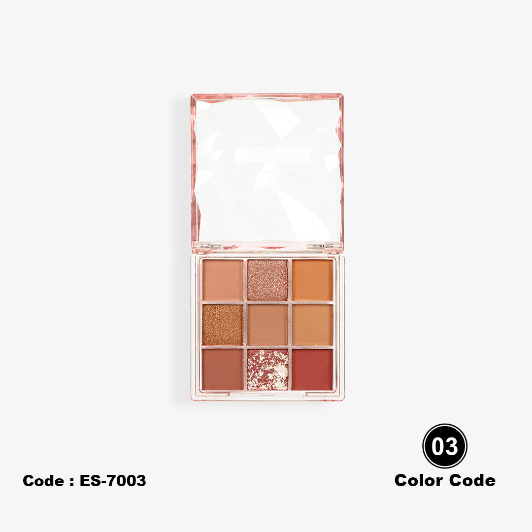 BBROSE 9-Color Eyeshadow Palette – Sparkle Crush Edition