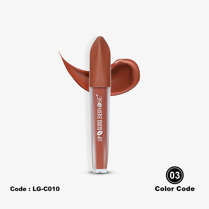 BBROSE Sleek Shine Lip Gloss – Nude Elegance, Everyday Glam