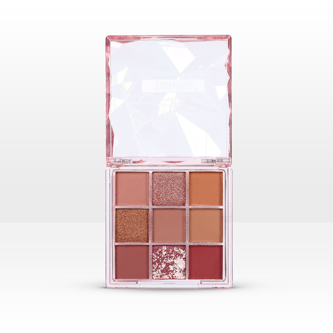 BBROSE 9-Color Eyeshadow Palette – Sparkle Crush Edition