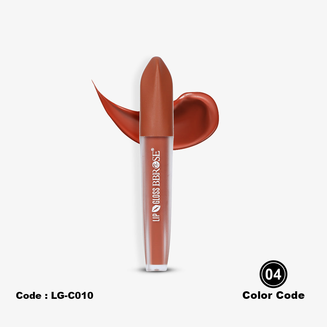 BBROSE Sleek Shine Lip Gloss – Nude Elegance, Everyday Glam