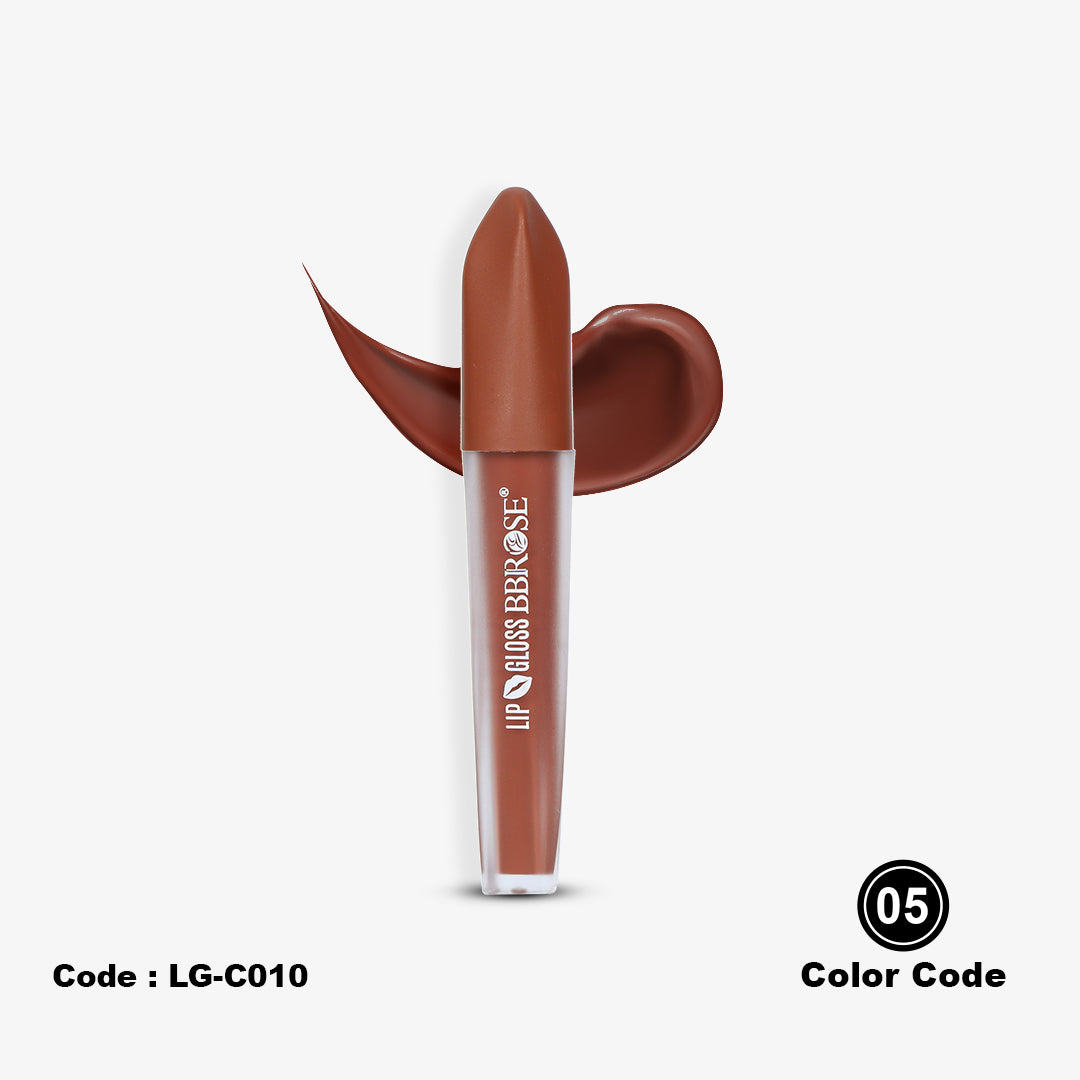 BBROSE Sleek Shine Lip Gloss – Nude Elegance, Everyday Glam