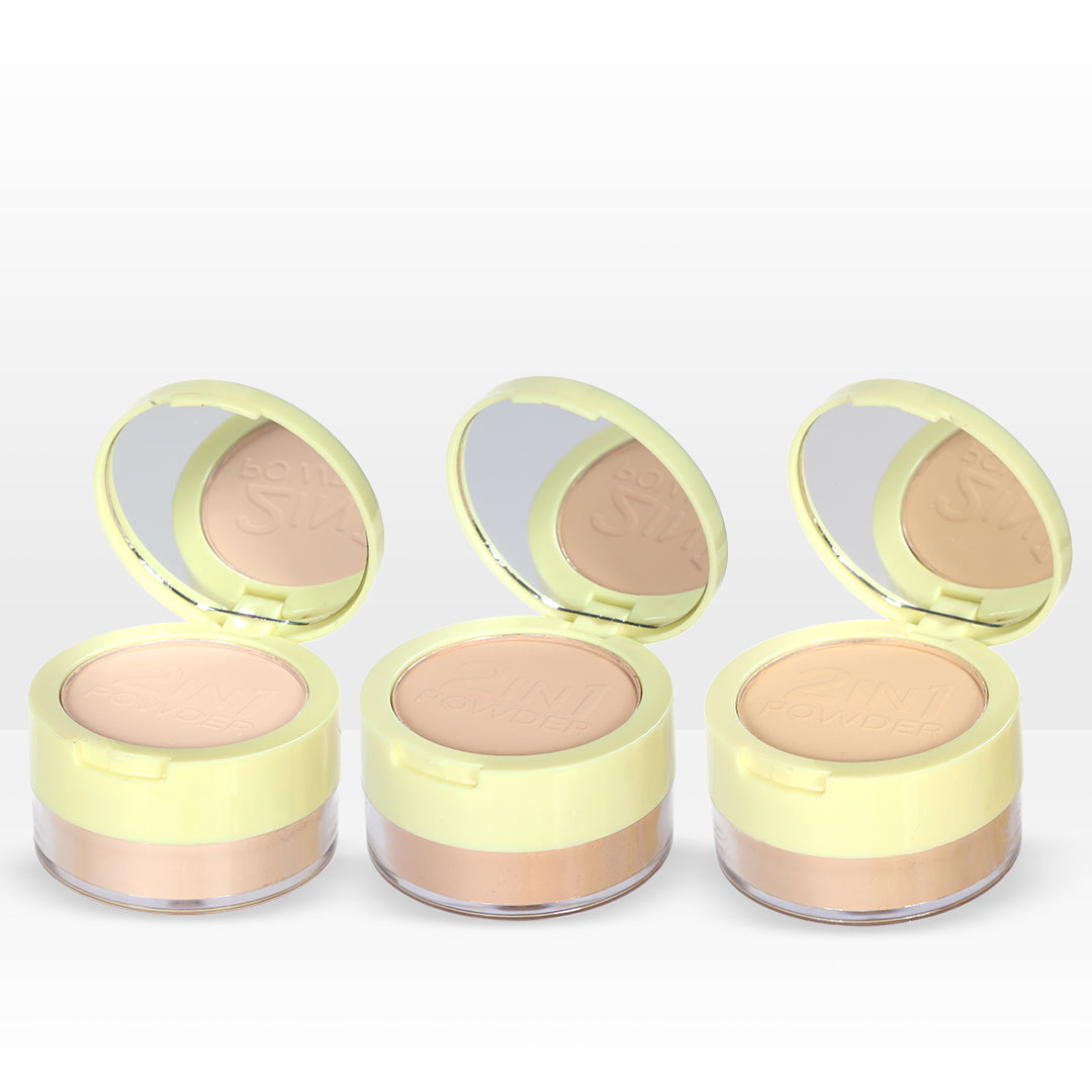 BBROSE 2-in-1 Face &amp; Loose Powder – Dual Finish Control