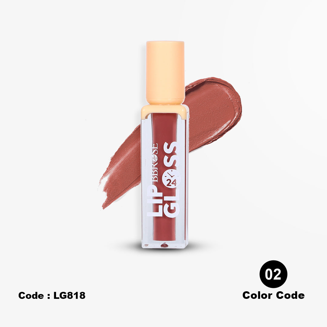 BBROSE 24H Lip Gloss – Intense Color, All-Day Shine